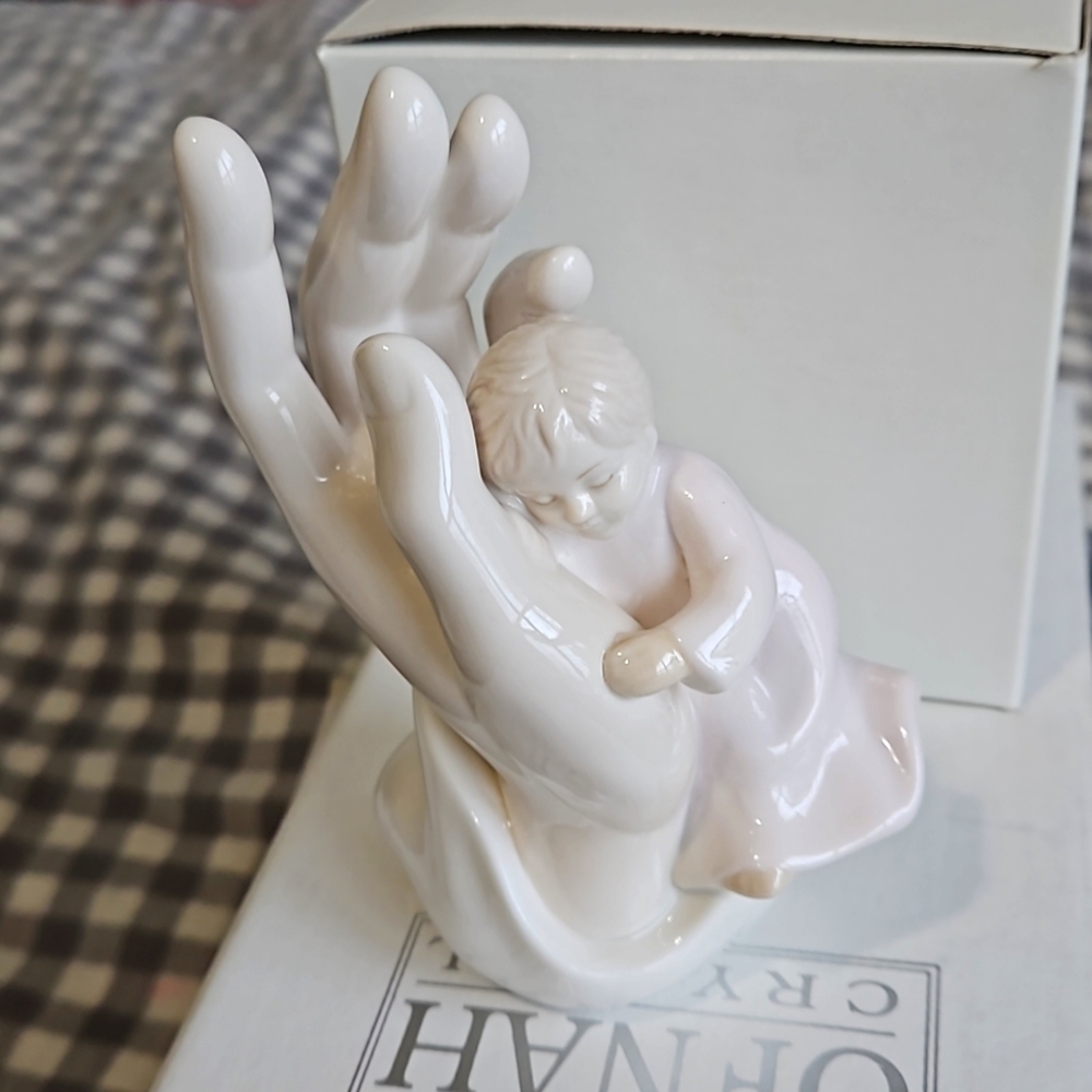 NIB Valencia Collection Inspirational Pink Baby Porcelain Figurine